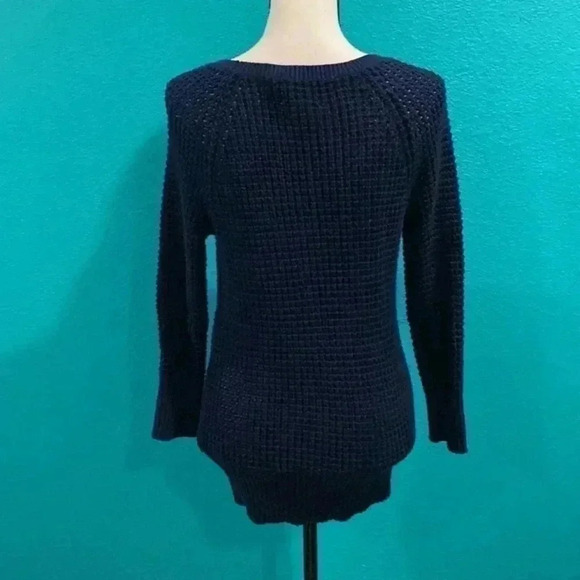 Diane von furstenberg navy blue sweater in size small - Picture 2 of 5